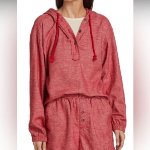 XiRENA Tops - XIRENA Finch Button Hoodie